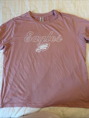 Philadelphia Eagles pink top-Sz M